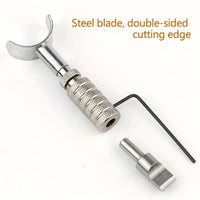 1pc of Adjustable Manual Rotary Knife for Engraving Leather