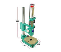 Manual Press Puncher Hand Punching Machine Manual Punch Punching Press Hand Machine Punch Tool Hole-Punch Machine (Round, with Clamping Chuck)