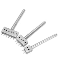Hole Puncher Stitching Punch Leather Punching Tool Hole Lacing Punch Spacing Punch Tool Lacing Stitching Chisel Set for Belt Leather Craft(8mm(2+4+6)) Holepunch