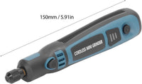 Electric Grinder Pen,rechargeable 3 Speed Cordless Electric Polishing Pen Mini Handle Electric Drill Grinding Engraving Pen Mini Rotary Tool for Sanding Drilling Polishing Engraving DIY