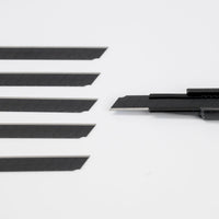 9mm /30 degree Utility Knife Blades, 10pcs,Blackened Steel Replacement Blade, Snap off Blades for Retractable Box Cutters and Knife, SK5 Blades in Bulk Pack. 10pcs x 10