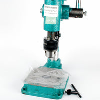 Manual Press Puncher Hand Punching Machine Manual Punch Punching Press Hand Machine Punch Tool Hole-Punch Machine (Round, with Clamping Chuck)