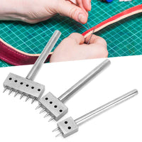 Hole Puncher Stitching Punch Leather Punching Tool Hole Lacing Punch Spacing Punch Tool Lacing Stitching Chisel Set for Belt Leather Craft(8mm(2+4+6)) Holepunch