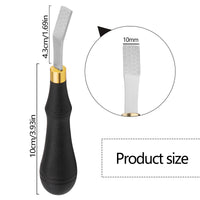 Pro Detail Rougher, Leather Roughing Tool Roughing Leather Craft Surface Tool, Leather Polish File Tool with Ergonomic Handle Leather Working Leathercraft Tools for Edge Polishing(5mm)