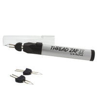 thread burner,Thread Zap - 5.25” Thread Burner - Plus 1 Pack Replacement Tips Included - Trim, Burn and Melt Thread with one Touch, Ideal for Finishing Bead Weaving and stringing Projects