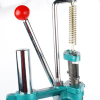 Manual Press Puncher Hand Punching Machine Manual Punch Punching Press Hand Machine Punch Tool Hole-Punch Machine (Round, with Clamping Chuck)