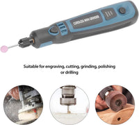 Electric Grinder Pen,rechargeable 3 Speed Cordless Electric Polishing Pen Mini Handle Electric Drill Grinding Engraving Pen Mini Rotary Tool for Sanding Drilling Polishing Engraving DIY