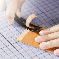 1pc Precision Imitation Leather Fine Cutter with 3 Blades | Hand-Held Craft and Engraving Peel Tool, Steel Material