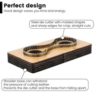 Leather Cutting Dies with Wood Base FOR PRESS MACHINE