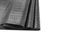 Crocodile embossed leather 1.1mm thick