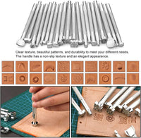 Leather Working Tools Leather Craft Tools for Carving Stamping Sewing Punching Cutting with Custom Storage Bag Professional Tooling Kit for Crafting, Repair & DIY Projects