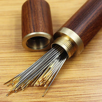 1 Pc Sewing Needles Holder Sewing Storage Case Wooden Needle Storage Case Box for Sewing Supplies Storage
