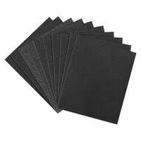 Sandpaper Assortment 9 x 11 Inch Wet Dry Sandpaper, 120/180/240/320/400/600/800/1000/2000 Grit Sander Sheets for Wood, Metal, Automotive Sanding and Polishing, 18 Sheets (9 x 11 Inch,)