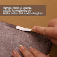 Pro Detail Rougher, Leather Roughing Tool Roughing Leather Craft Surface Tool, Leather Polish File Tool with Ergonomic Handle Leather Working Leathercraft Tools for Edge Polishing(5mm)