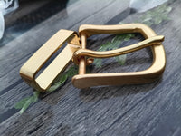 Wuta brass buckle'loop and screws 38mm belt buckle