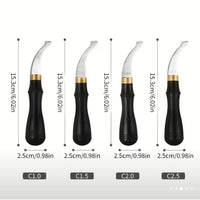 Edge creaser edge creaser hot creaser ebony wood