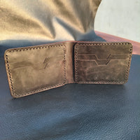 Bifold goat leather wallet