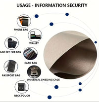 RFID fabric 100% blockage ultra thin and strong