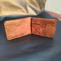 Bifold goat leather wallet