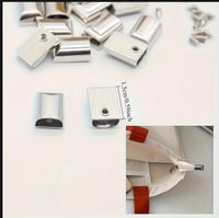 Zip stopper with screw alloy made