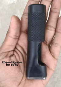 Belt punch holes square round corner set