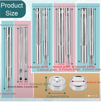 Button fixer tool set all in one metal made ( for all sizes )