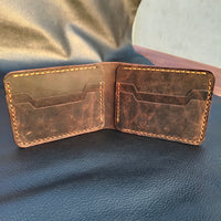 Bifold goat leather wallet