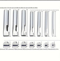 Belt punch holes square round corner set