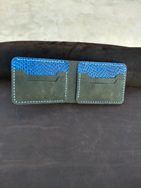 Goat leather wallet dollar size