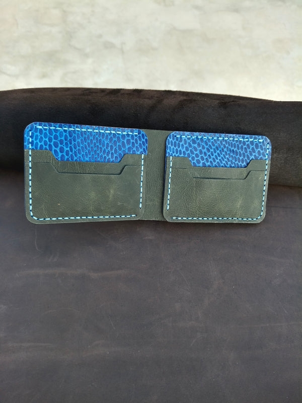 Goat leather wallet dollar size