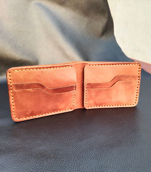 Leather Wallet cow dollar