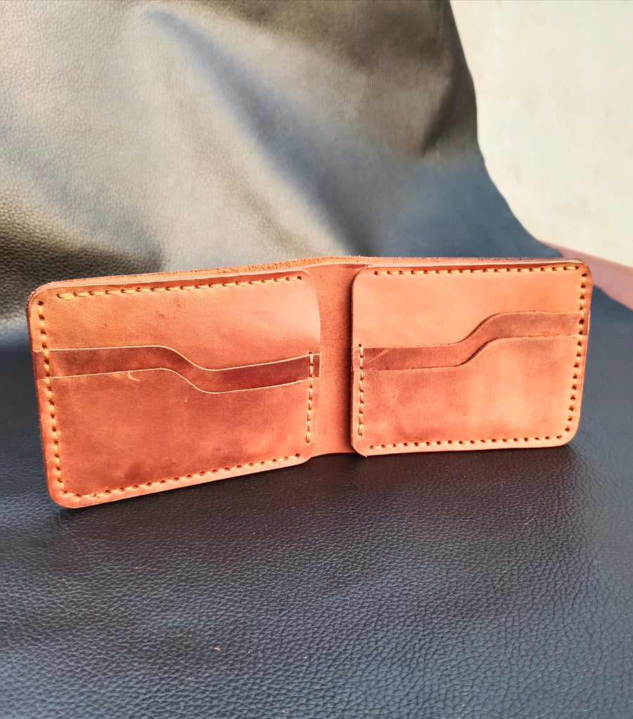 Leather Wallet cow dollar