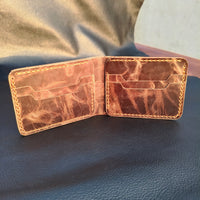 Bifold goat leather wallet