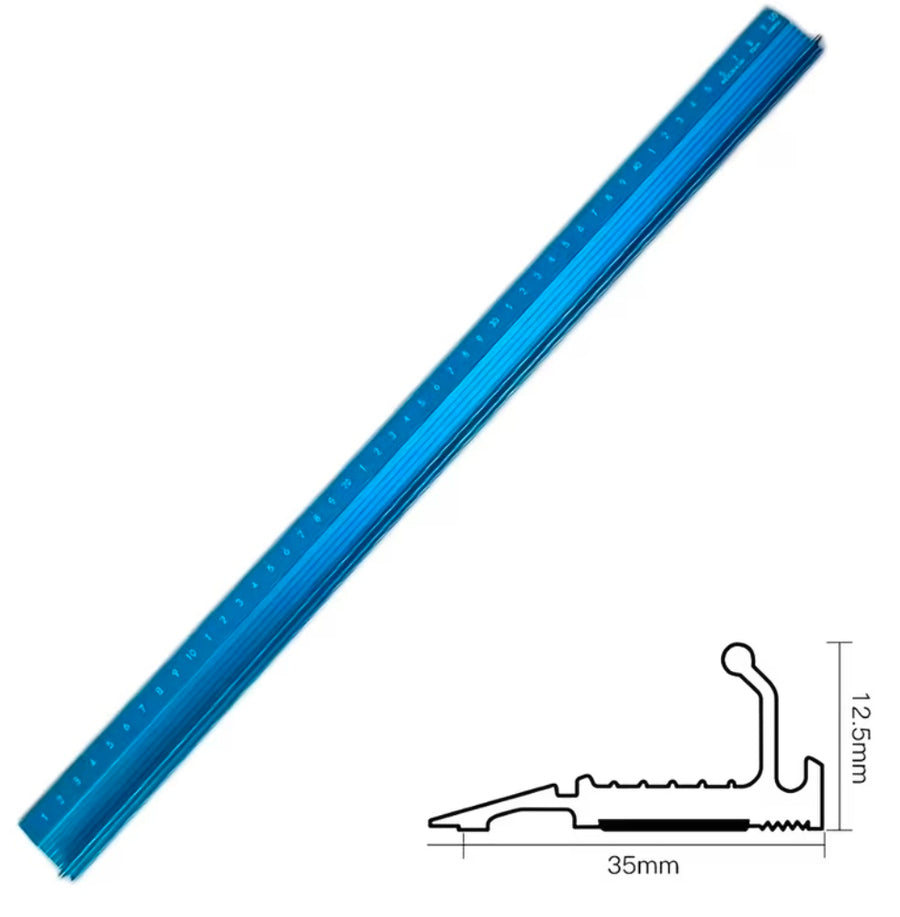 One sided scale 40cm aluminum made in Pakistan