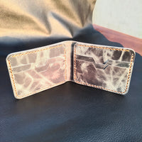 Bifold goat leather wallet