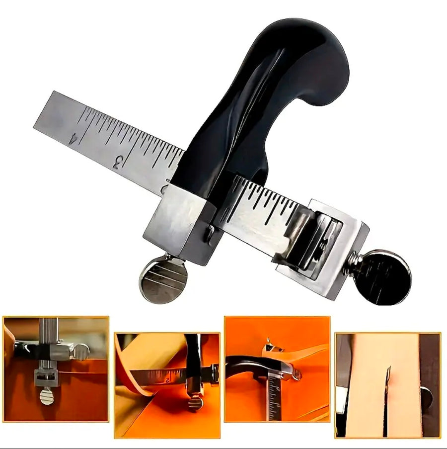 Leather strap cutter metal made high quality adjustable.